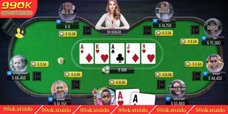 Xác định số người tham gia theo luật chơi poker rất quan trọng